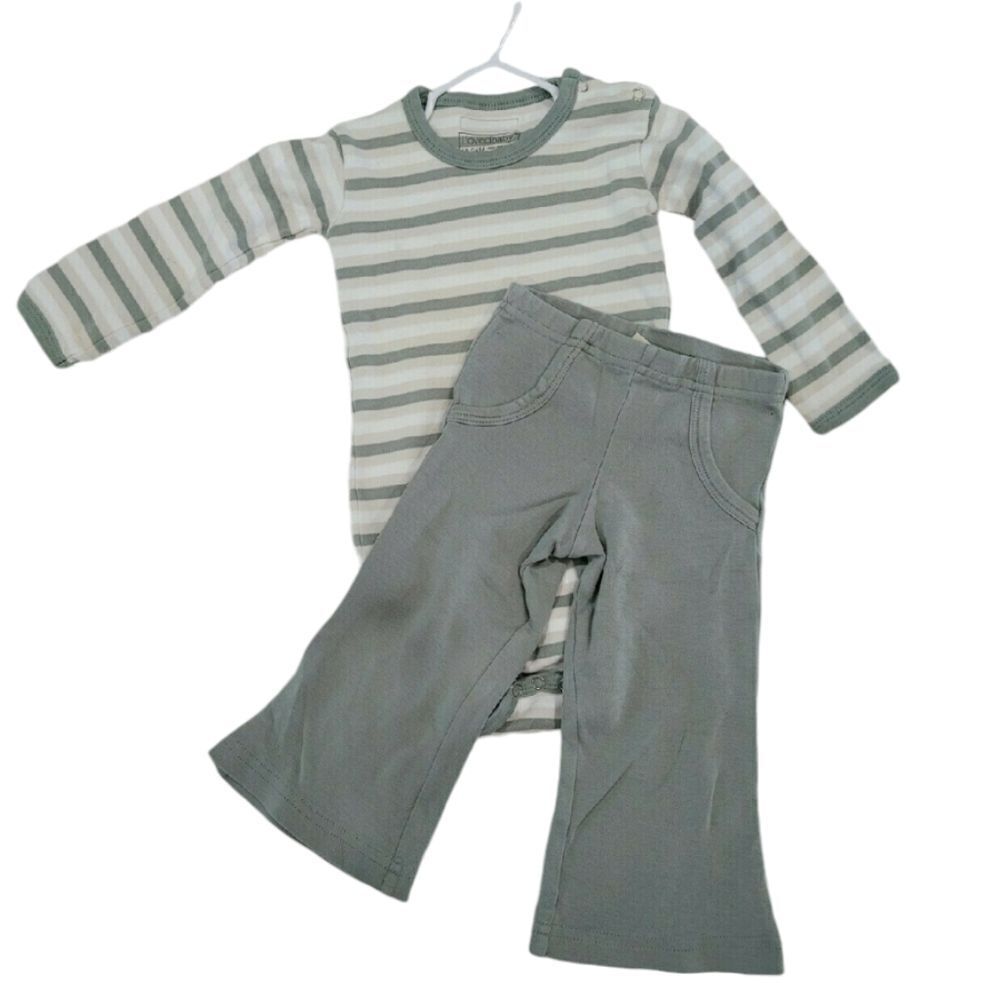L'oved baby matching stripe set